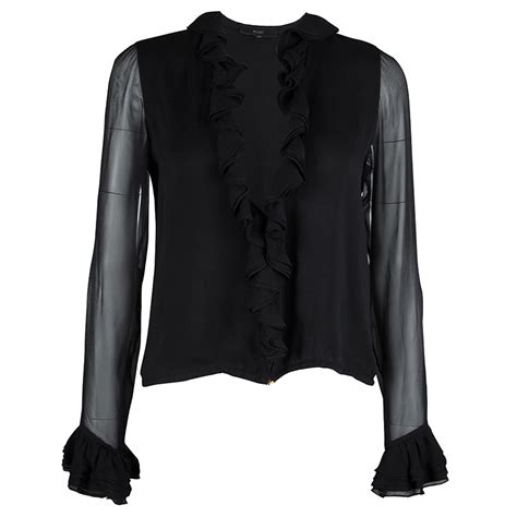 black long sleeve gucci top
